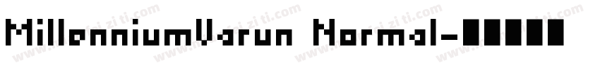 MillenniumVarun Normal字体转换